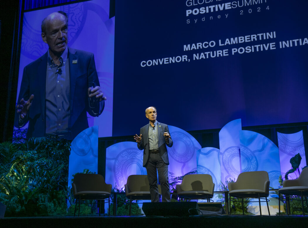 Global Nature Positive Summit - Marco Lambertini Presenting